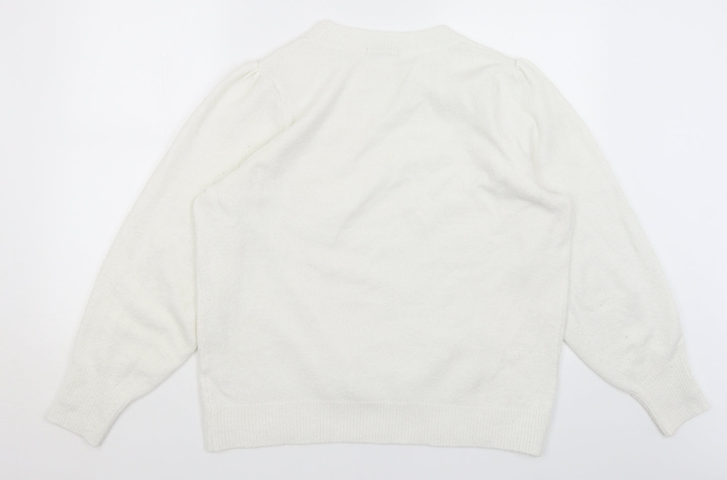 TU Womens White   Pullover Jumper Size 18