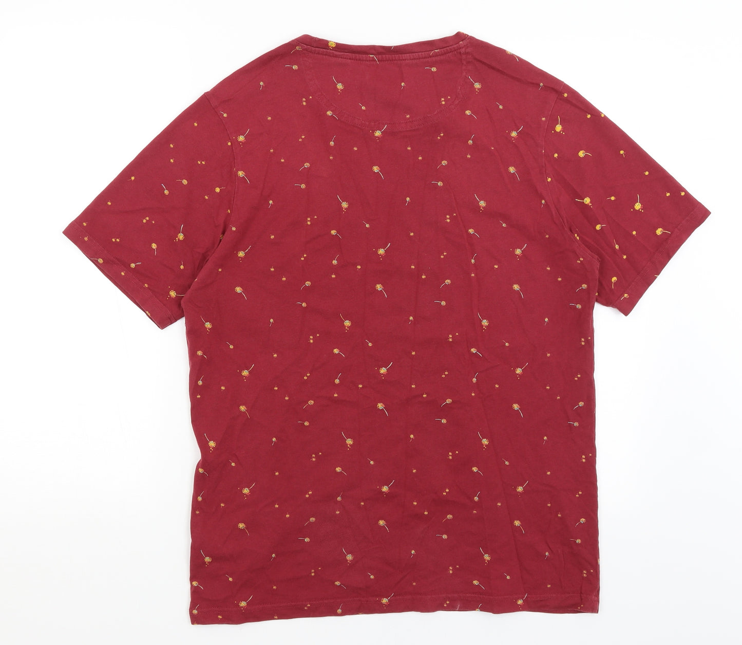Farah Mens Red Floral   T-Shirt Size M