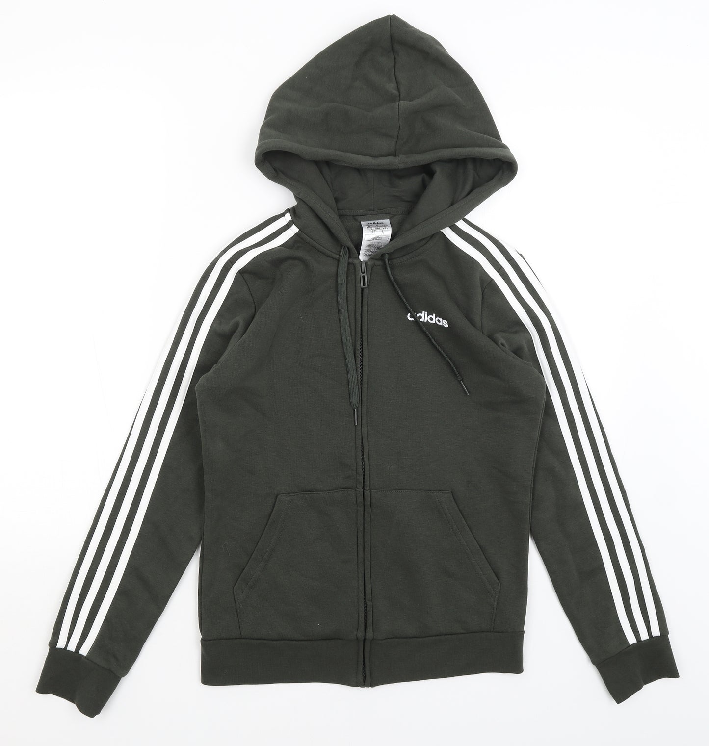 adidas Womens Green   Full Zip Hoodie Size 8