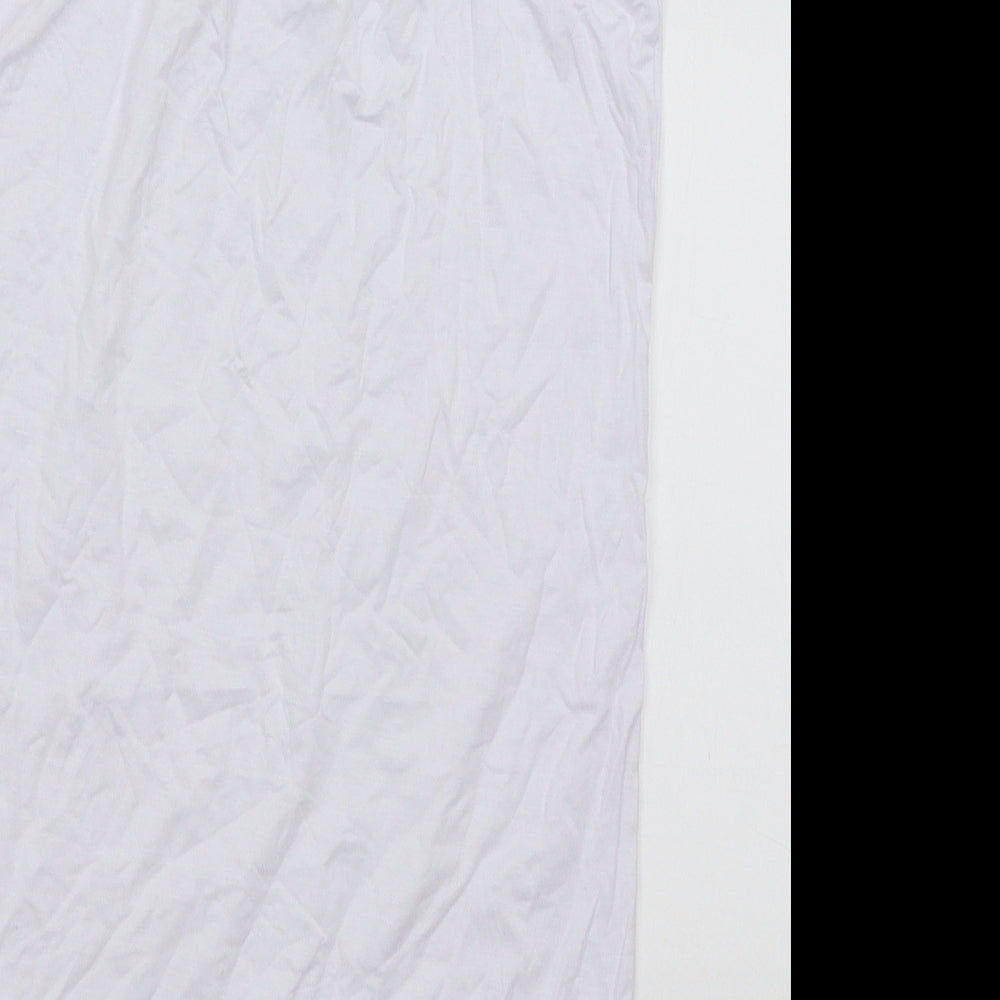 Preworn Womens White   Basic Tank Size M