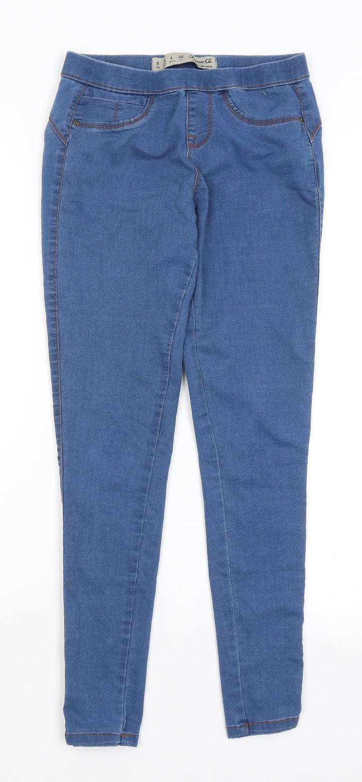 Denim Co Womens Blue Jegging Jeans Size 8 L28 in
