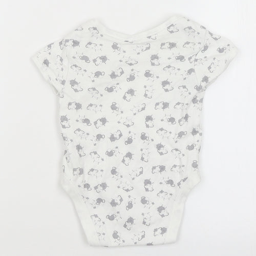 Early Days Baby White   Romper One-Piece Size 6-9 Months  - Sheep