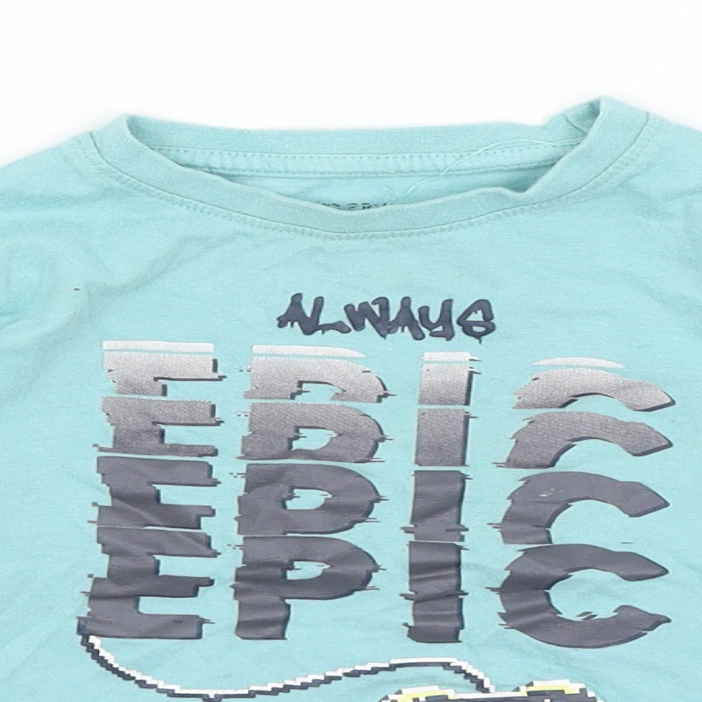 Primark Boys Blue   Basic T-Shirt Size 2-3 Years  - Always Epic