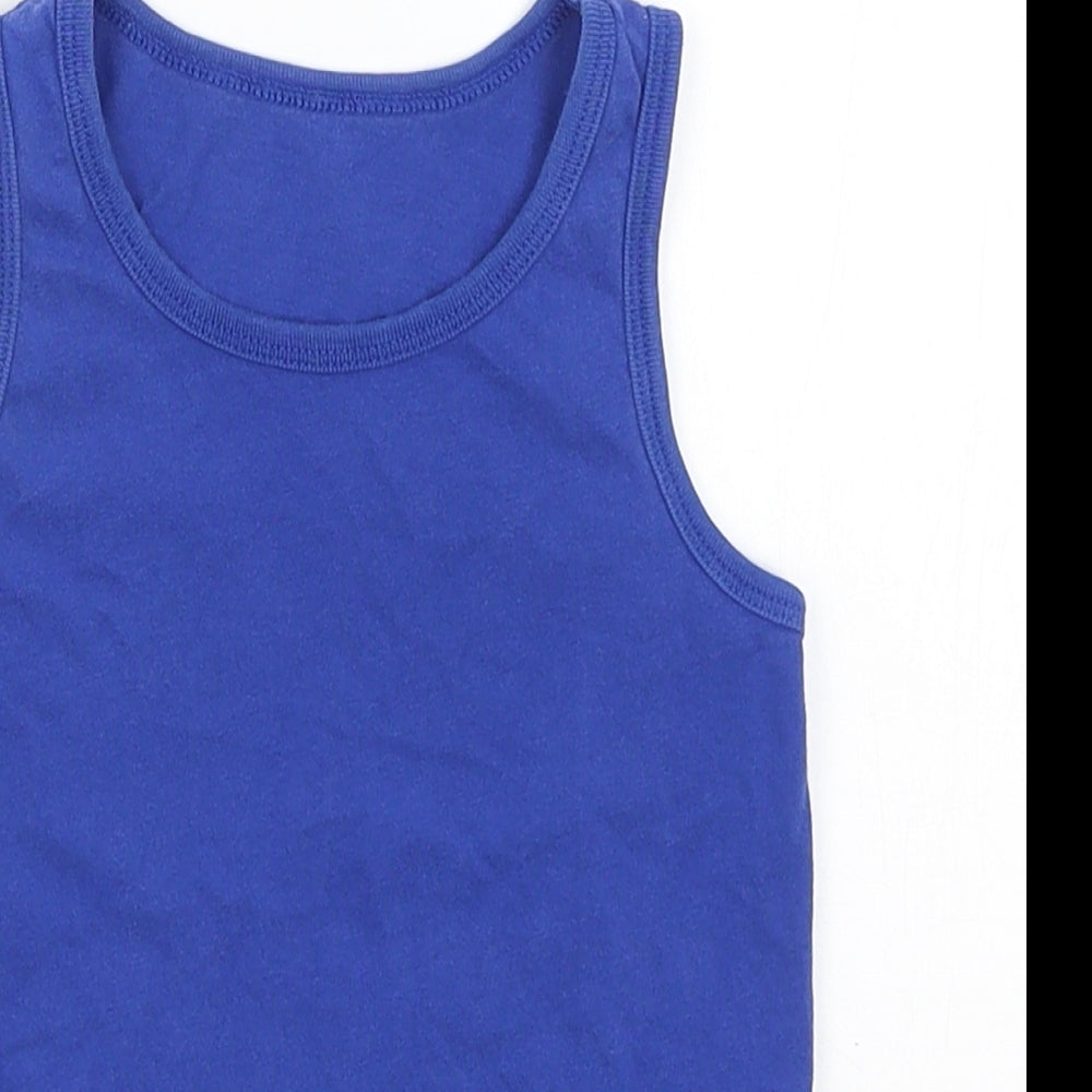 George Boys Blue   Basic Tank Size 3-4 Years