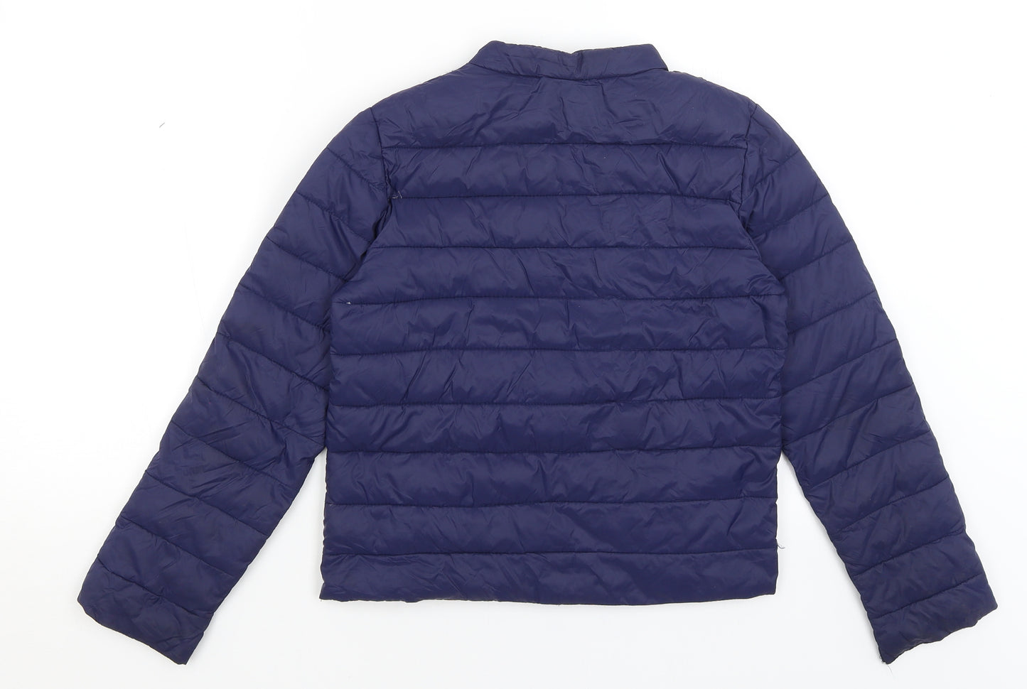 NEXT Girls Blue   Quilted Coat Size 10 Years