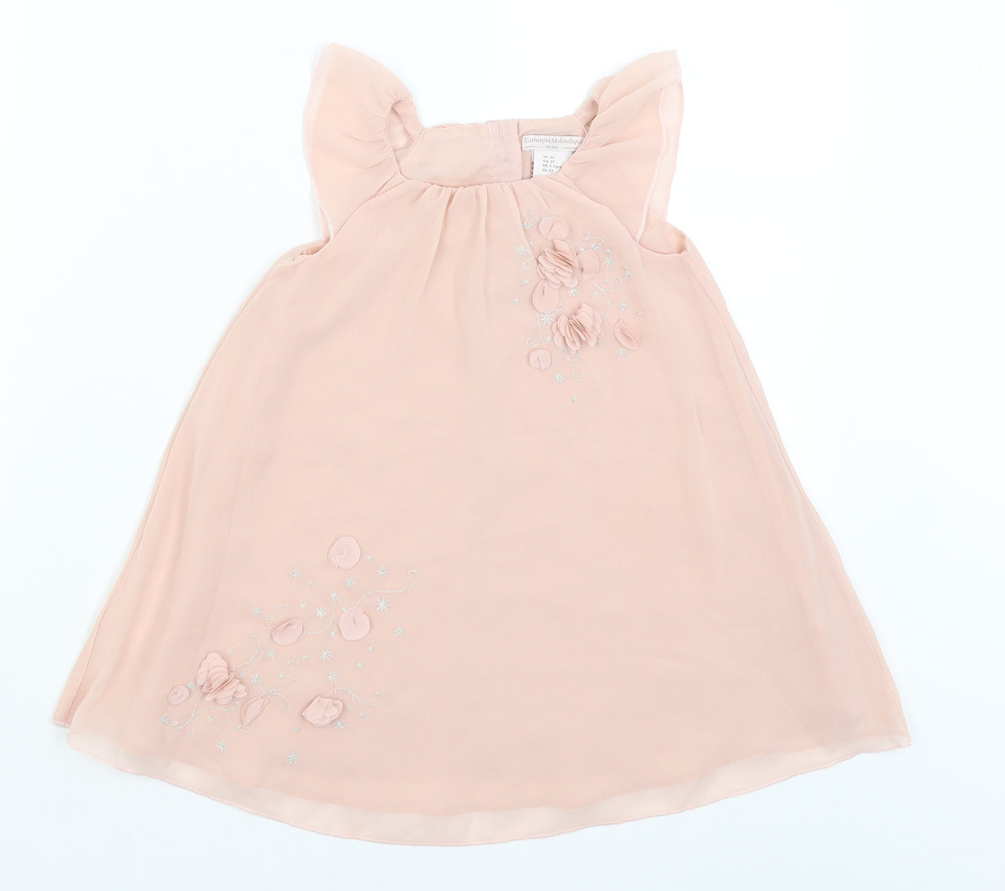 Catherine Malandrino Girls Pink   A-Line  Size 2 Years
