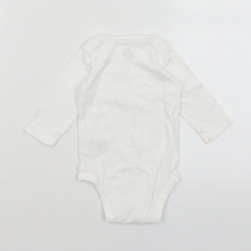 Carters Baby White   Romper One-Piece Size 0-3 Months