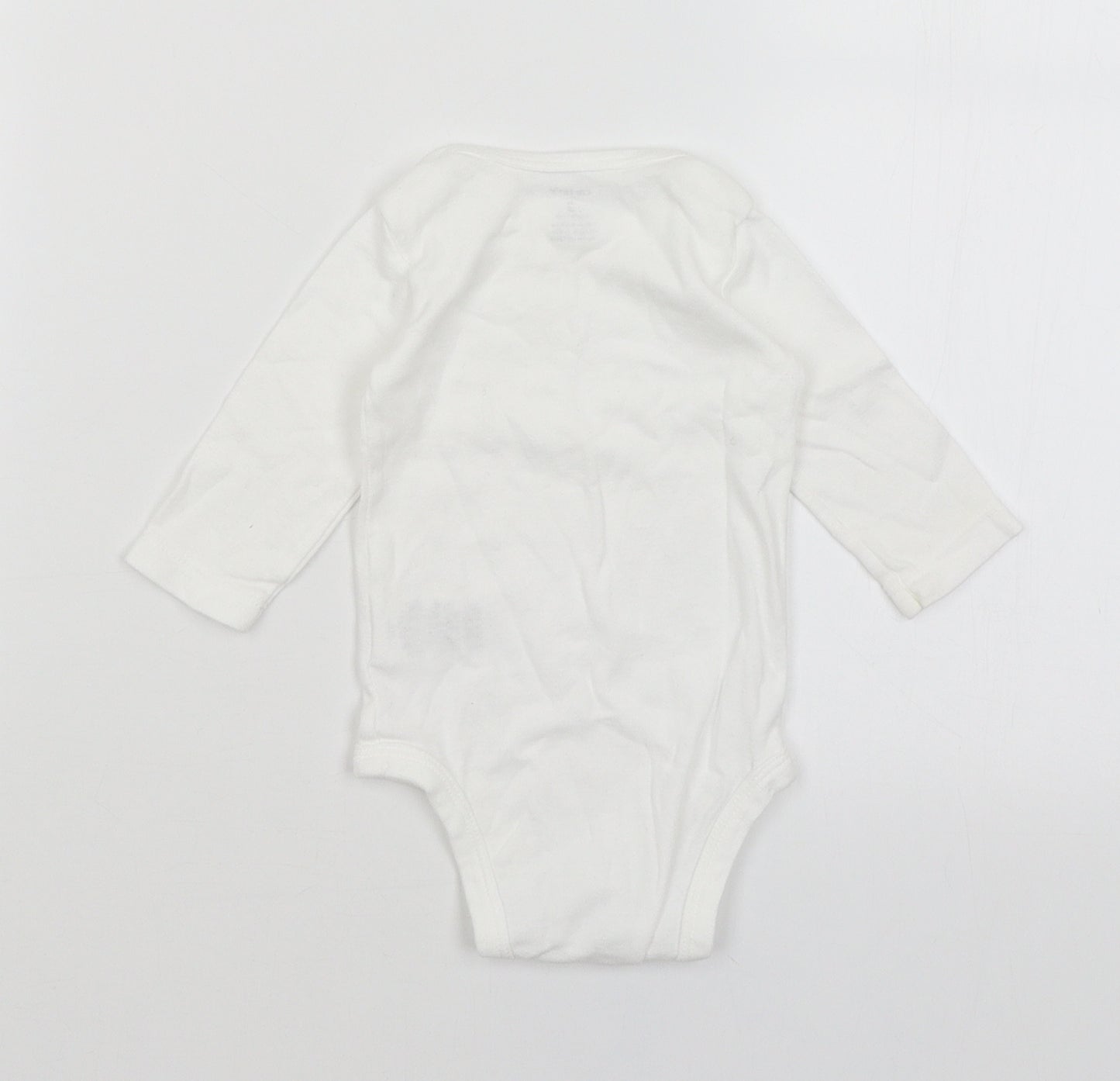 Carters Baby White   Romper One-Piece Size 0-3 Months