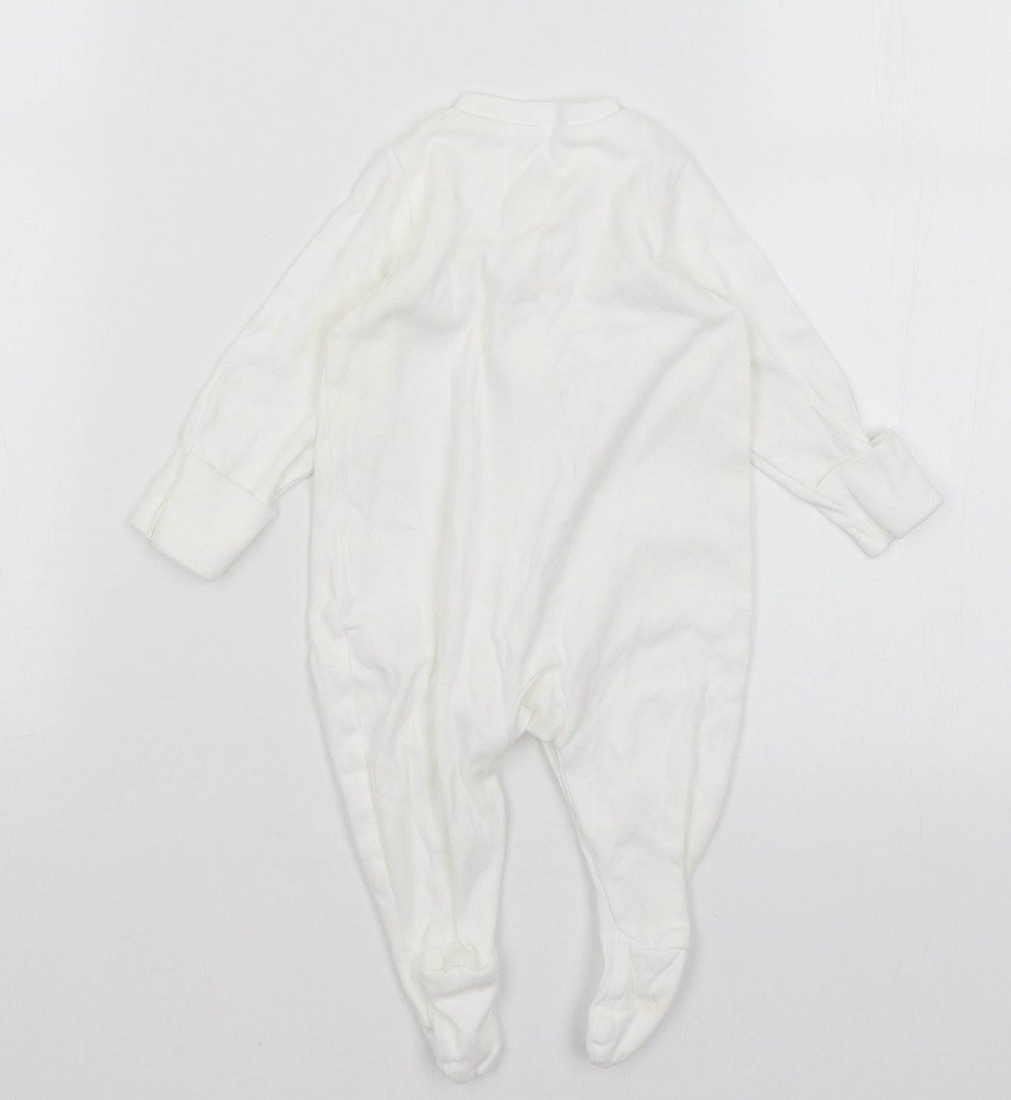 TU Baby White   Babygrow One-Piece Size 0-3 Months