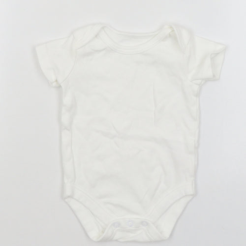 TU Baby White   Romper One-Piece Size 0-3 Months