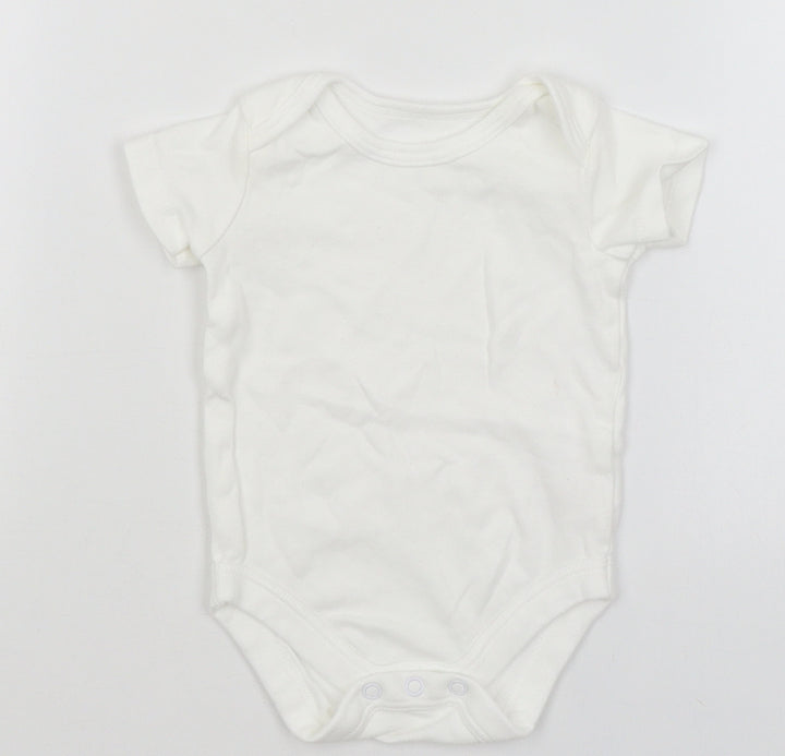 TU Baby White   Romper One-Piece Size 0-3 Months