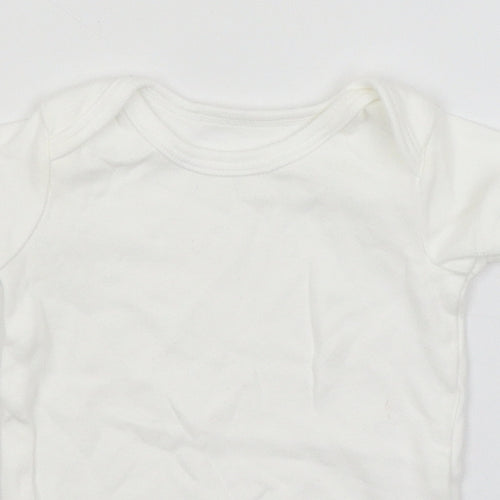 TU Baby White   Romper One-Piece Size 0-3 Months