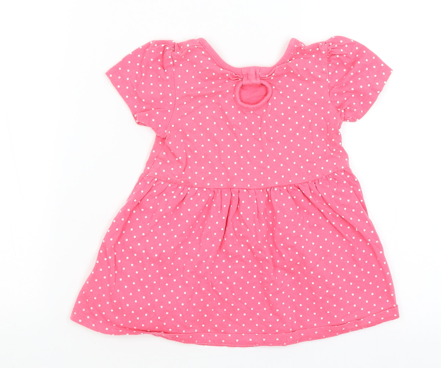 Young Dimension Baby Pink Spotted  Fit & Flare  Size 18-24 Months