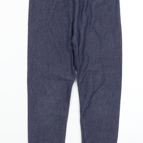 Flapdoodles Girls Blue   Capri Trousers Size 3 Years