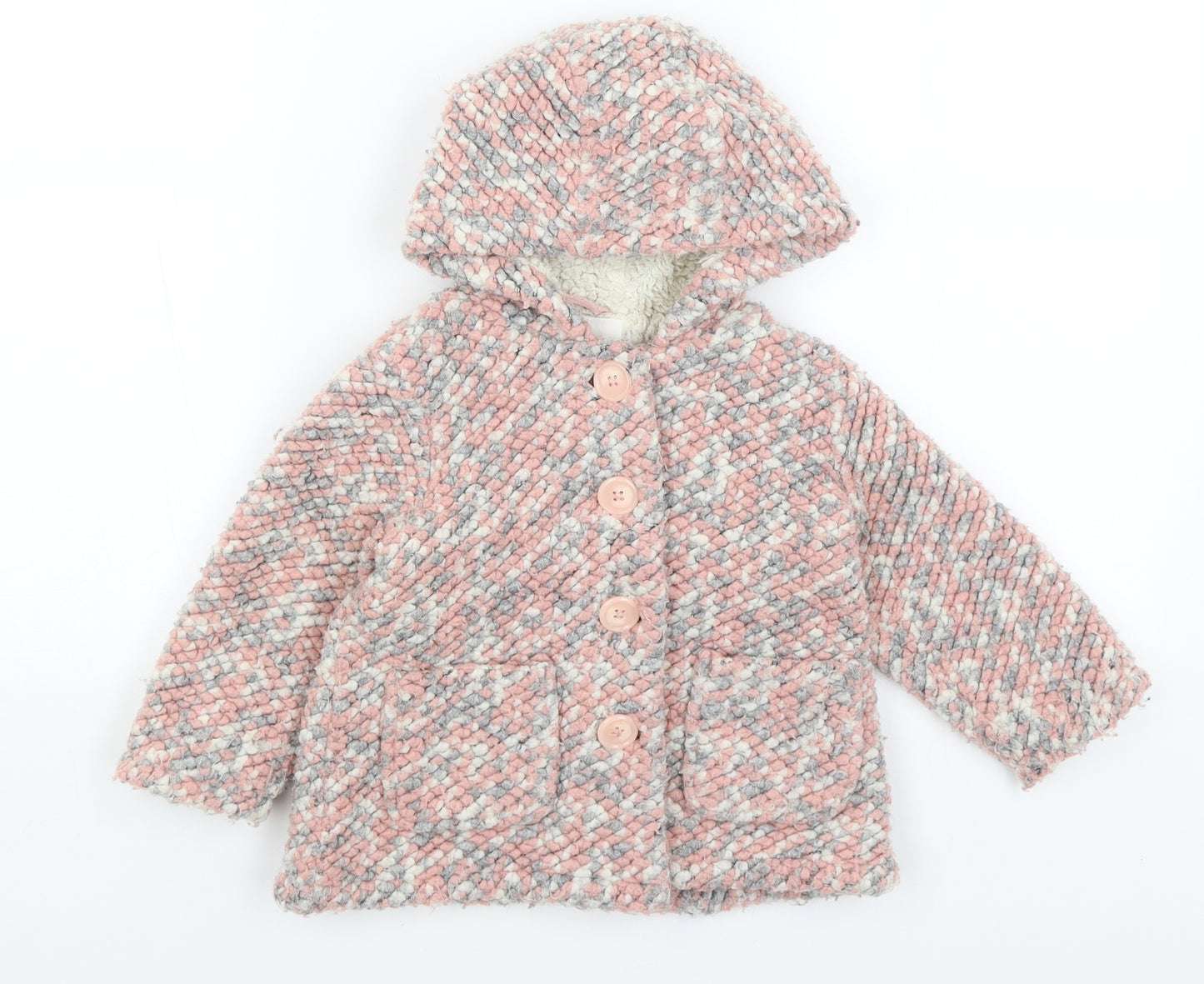 Matalan Baby Pink   Cardigan Jumper Size 18-24 Months
