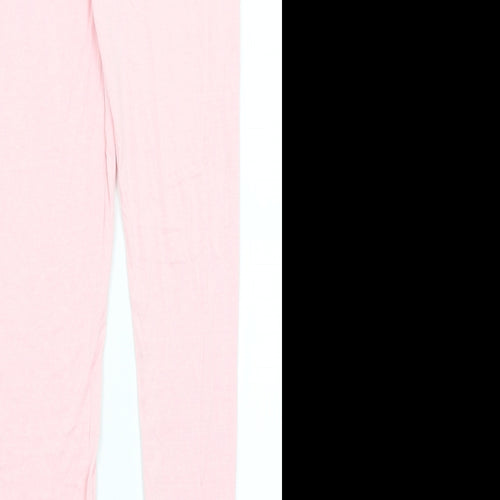 Pretty Little Thing Womens Pink   Capri Leggings Size 8 L27.5 in