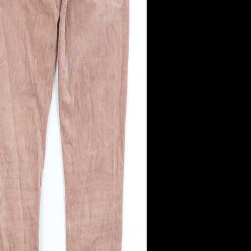 Denim Co Womens Pink   Capri Trousers Size 6 L26.5 in