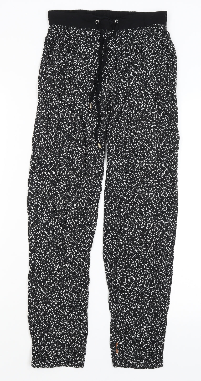 George Womens Black   Trousers  Size 8 L26 in