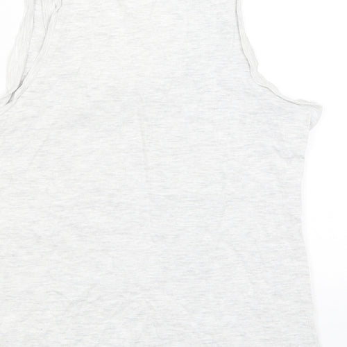 George Womens Grey   Basic Tank Size 8  - Life's Better When Dreaming
