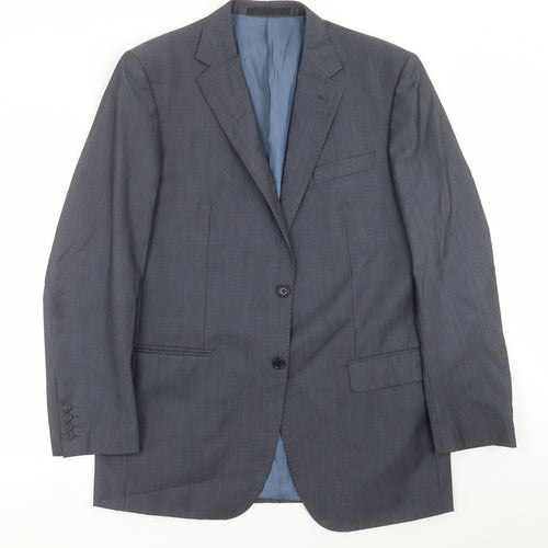 Marks and Spencer Mens Blue   Jacket Suit Jacket Size 42
