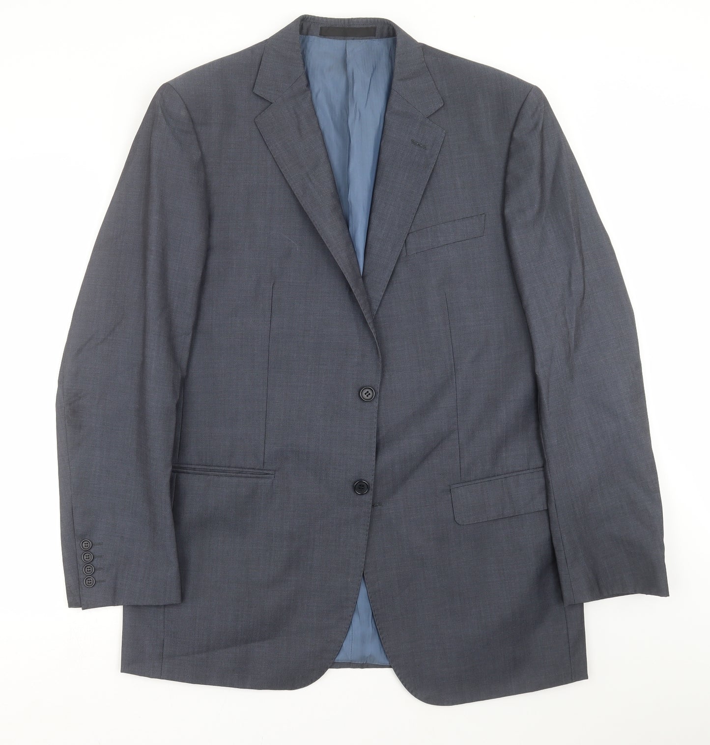 Marks and Spencer Mens Blue   Jacket Suit Jacket Size 42