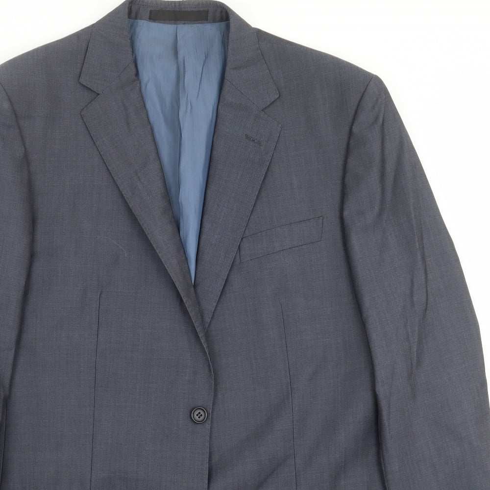 Marks and Spencer Mens Blue   Jacket Suit Jacket Size 42