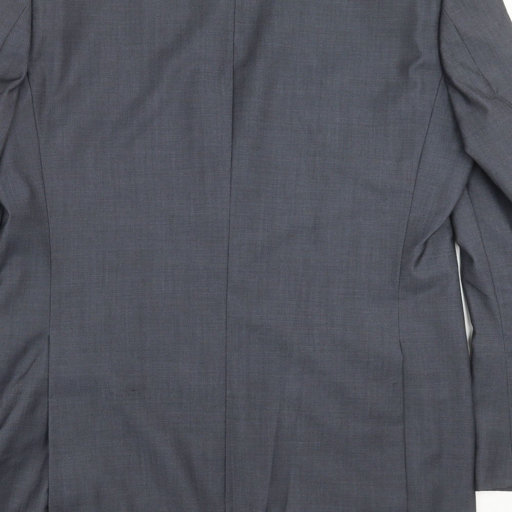 Marks and Spencer Mens Blue   Jacket Suit Jacket Size 42