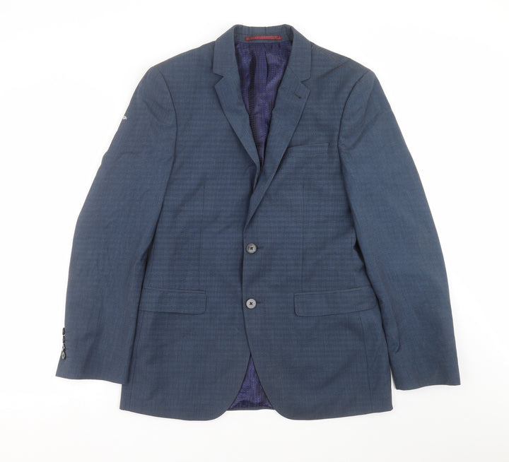 Burton Mens Blue Jacket Suit Jacket Size 38 - Tailored fit