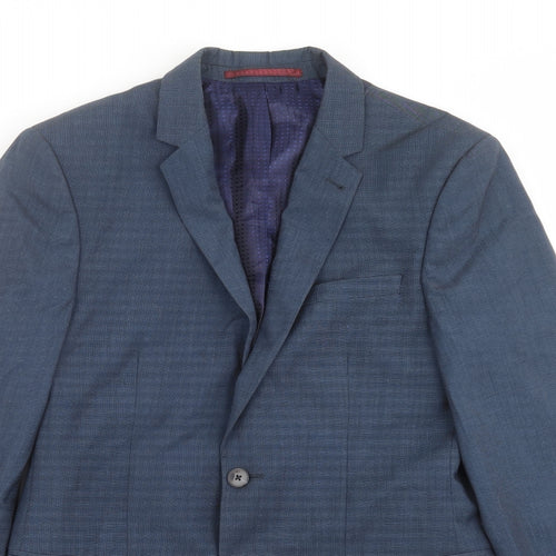 Burton Mens Blue   Jacket Suit Jacket Size 38  - Tailored fit