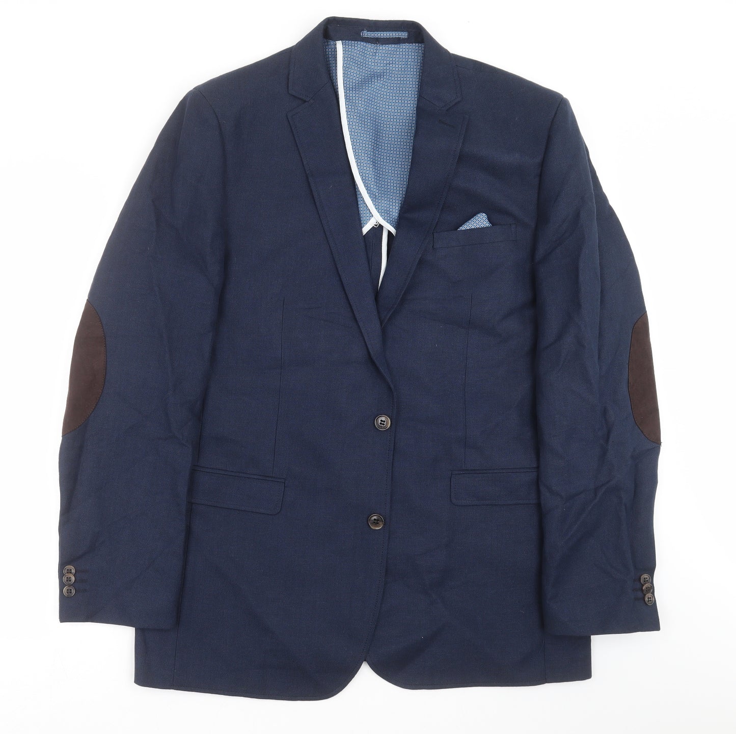Blazer Mens Blue   Jacket Suit Jacket Size 44