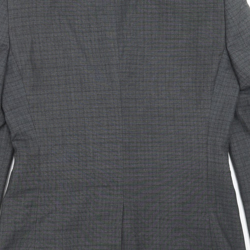 NEXT Mens Grey Check  Jacket Suit Jacket Size 36
