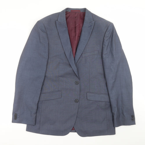 Taylor & Wright Mens Blue   Jacket Suit Jacket Size 40  - Tailored fit