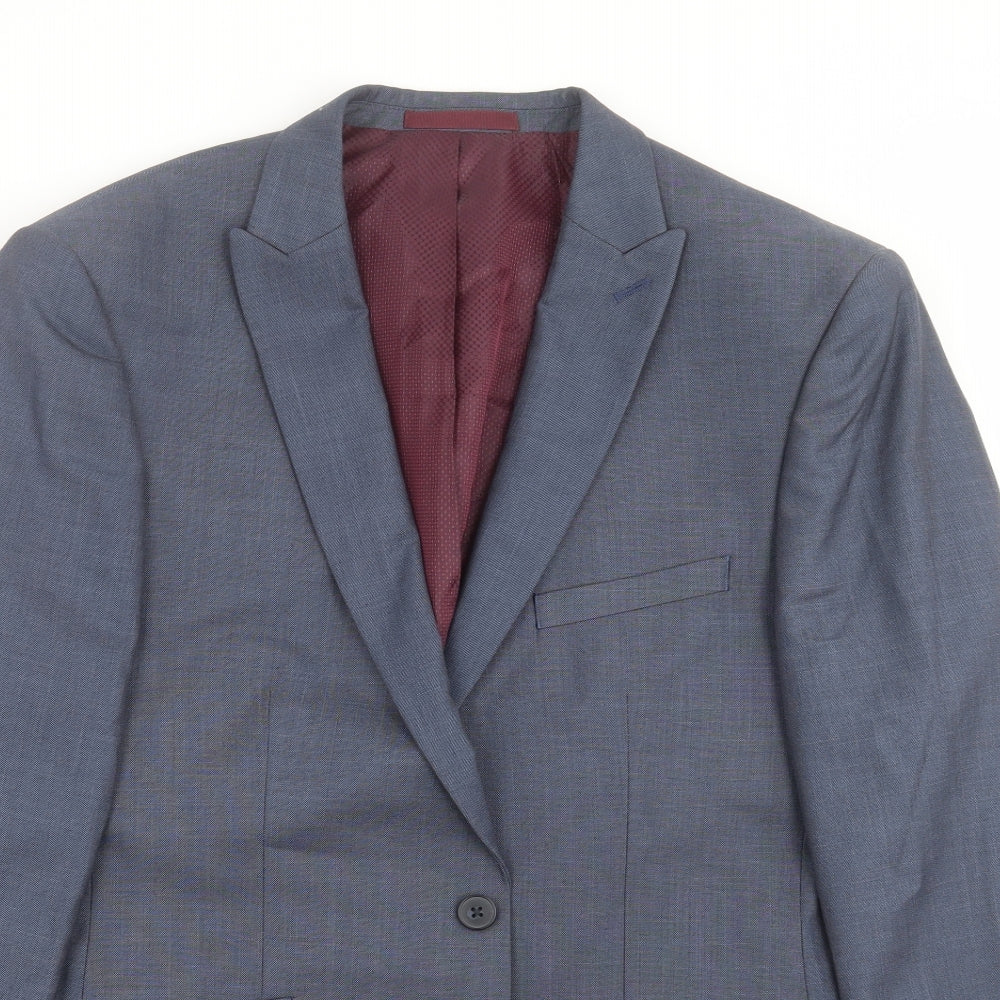 Taylor & Wright Mens Blue   Jacket Suit Jacket Size 40  - Tailored fit