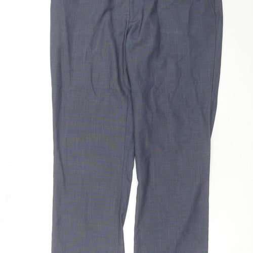 Matalan Mens Blue   Trousers  Size 34 in L28 in