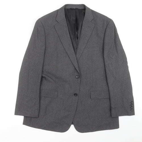 Burton Mens Grey   Jacket Suit Jacket Size 44