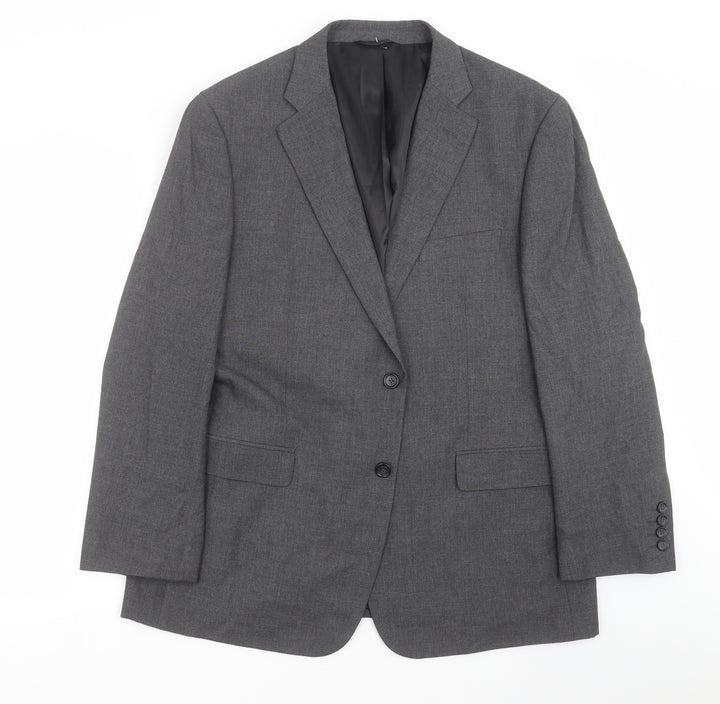 Burton Mens Grey   Jacket Suit Jacket Size 44