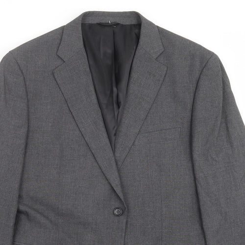 Burton Mens Grey   Jacket Suit Jacket Size 44
