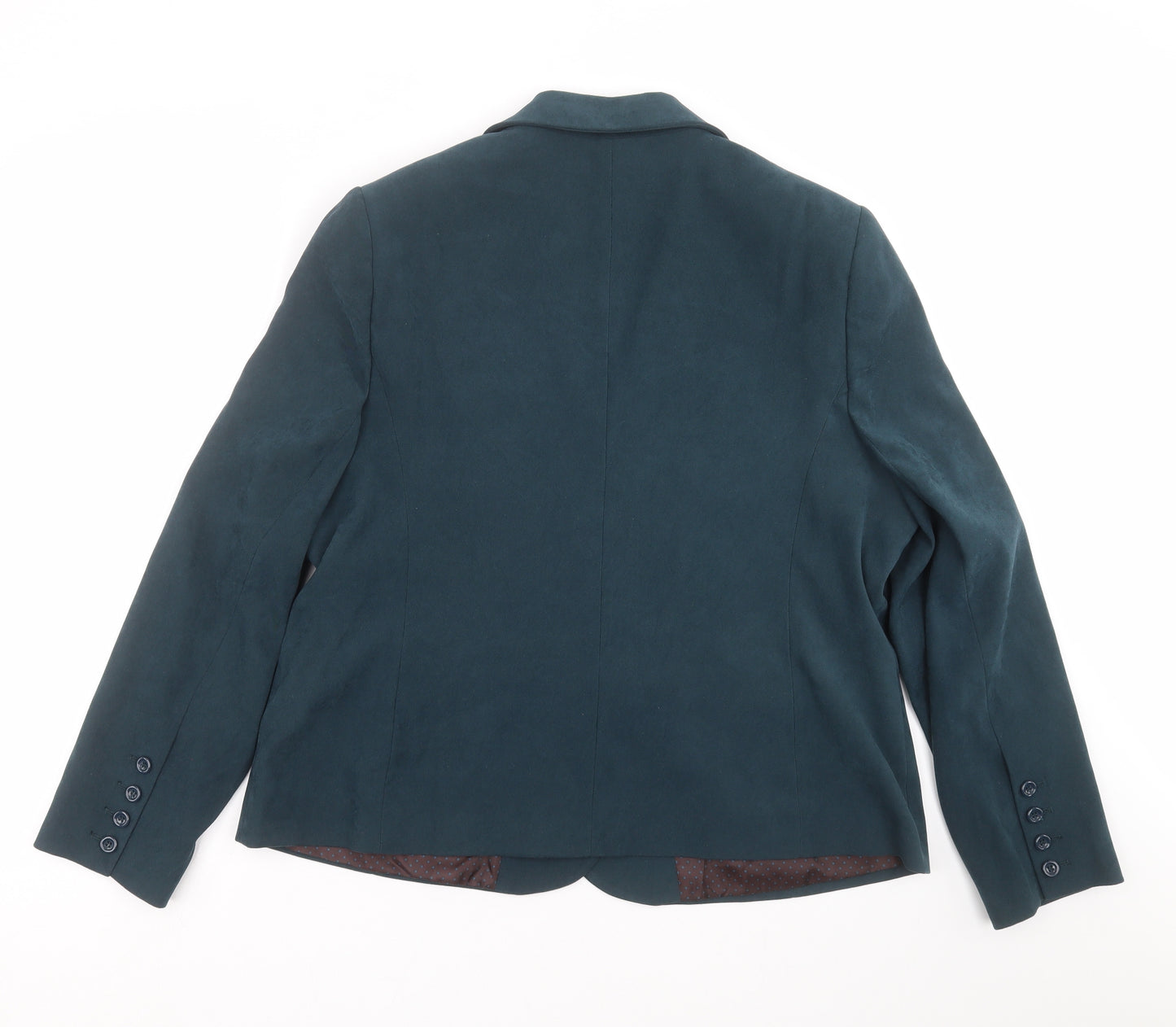 Preworn Womens Green   Jacket Suit Jacket Size 18