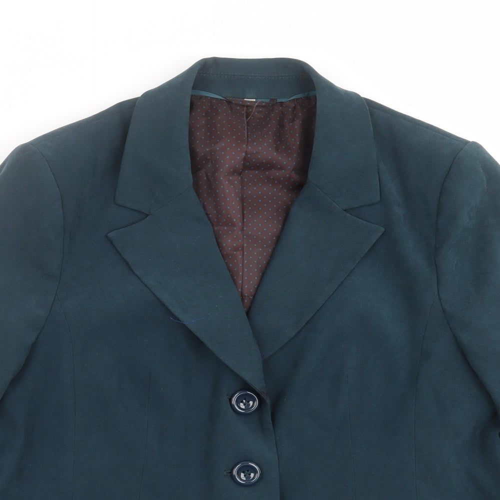 Preworn Womens Green   Jacket Suit Jacket Size 18
