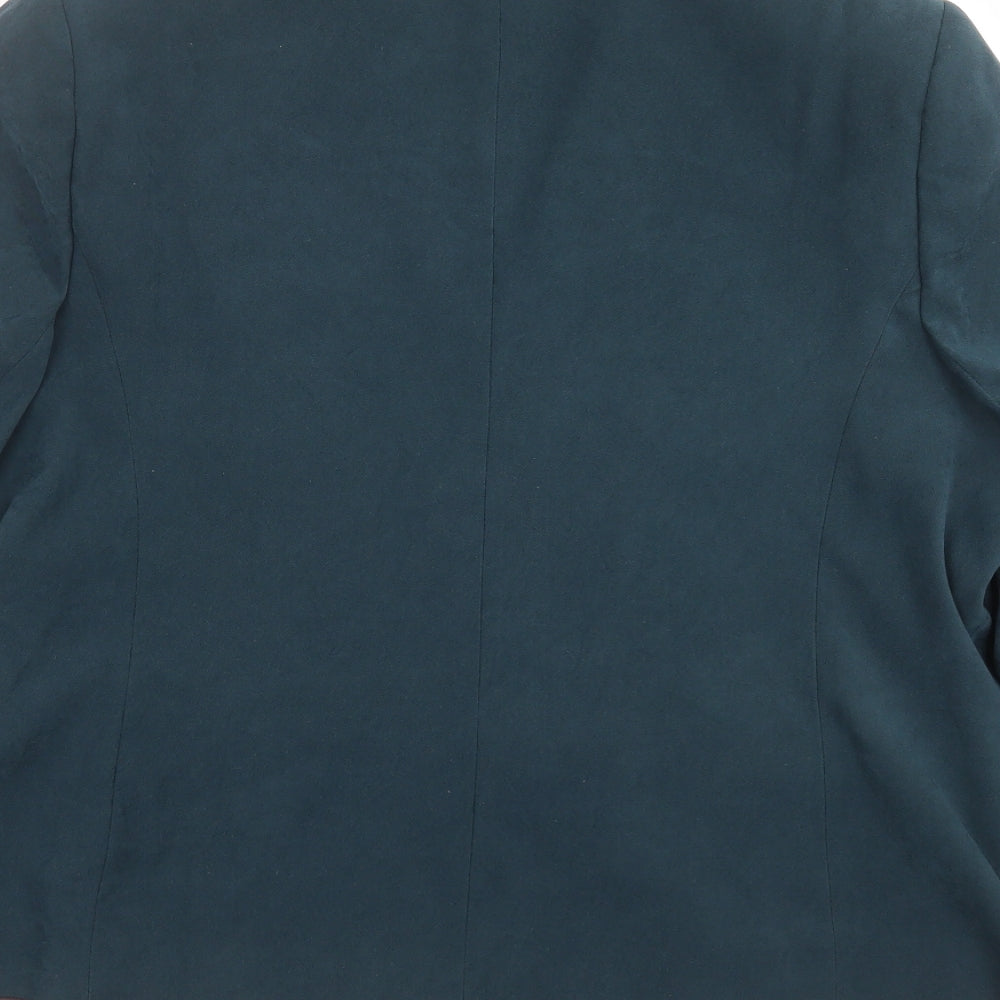 Preworn Womens Green   Jacket Suit Jacket Size 18