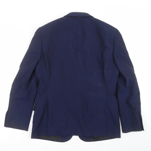 John Lewis Mens Blue   Jacket Suit Jacket Size 40