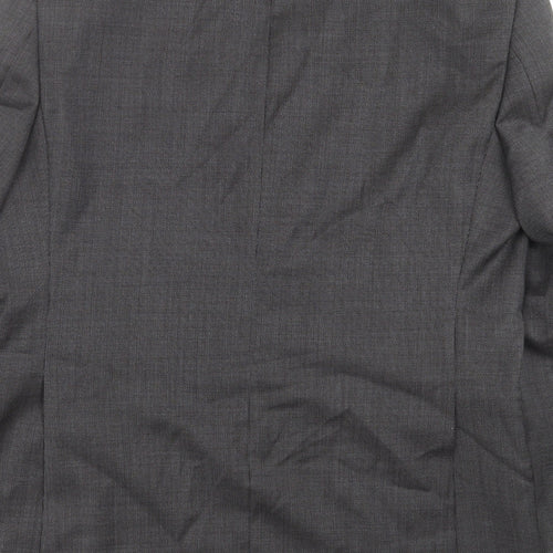 John Lewis Mens Grey Geometric  Jacket Suit Jacket Size 42