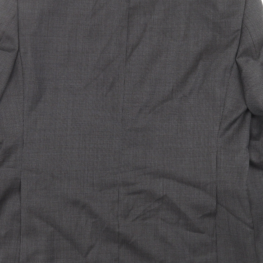 John Lewis Mens Grey Geometric  Jacket Suit Jacket Size 42