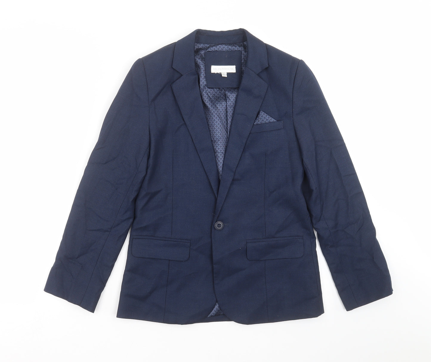 John Rocha Boys Blue   Jacket Blazer Size 12 Years