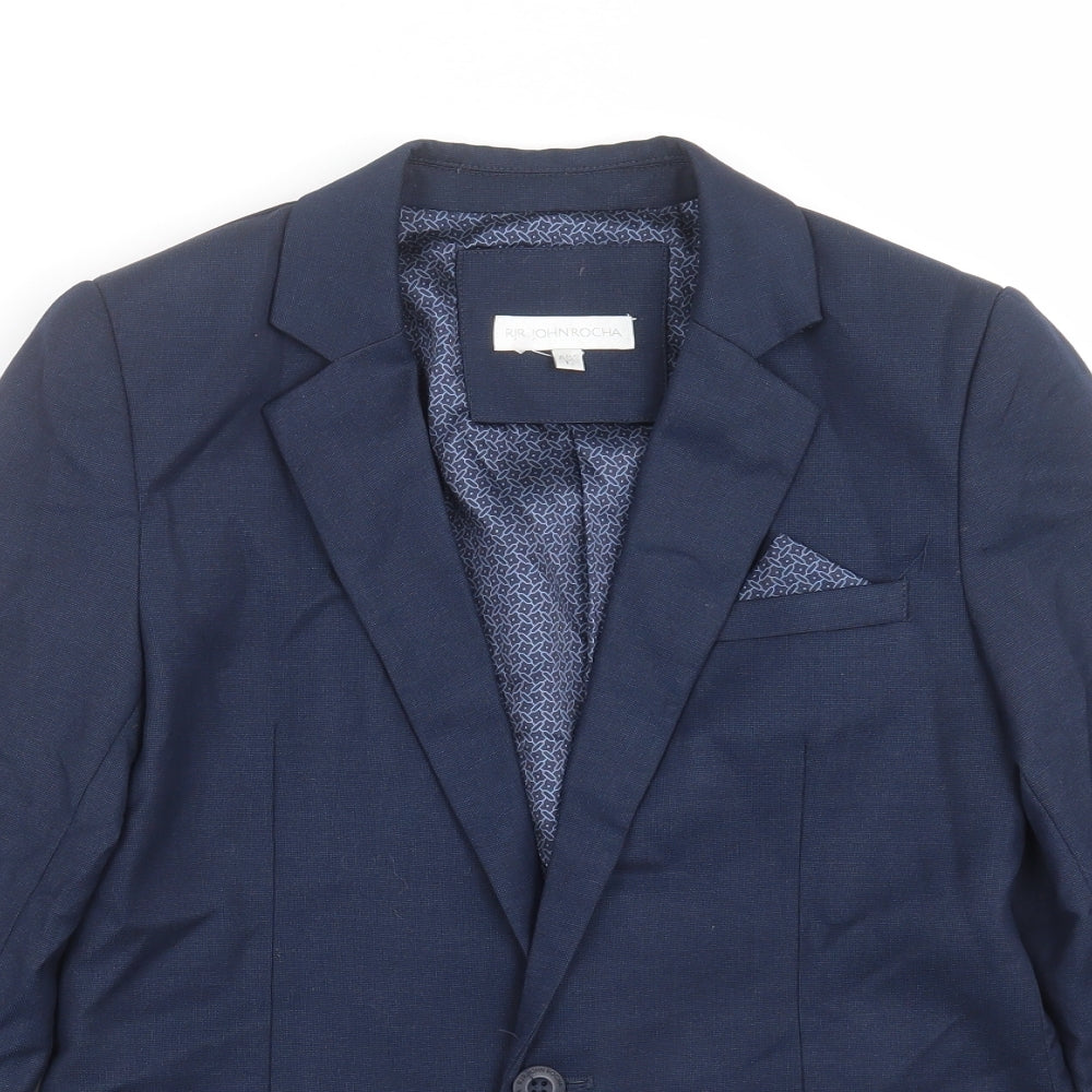 John Rocha Boys Blue   Jacket Blazer Size 12 Years