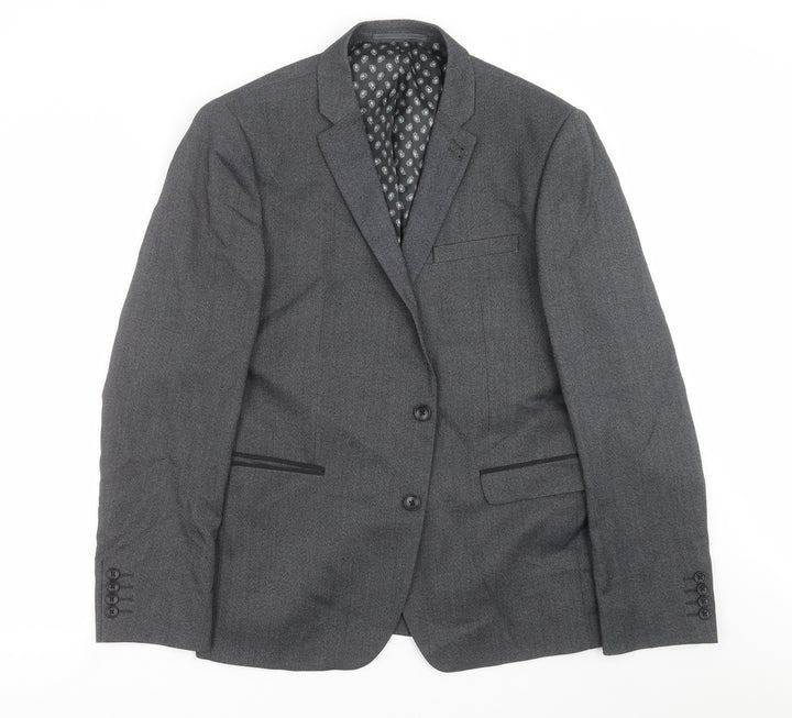 NEXT Mens Grey Jacket Suit Jacket Size 44