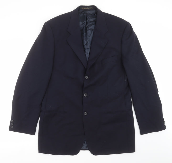 Marks and Spencer Mens Blue   Jacket Suit Jacket Size 40