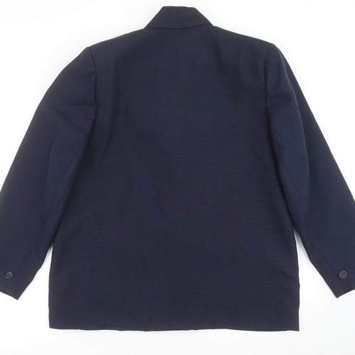 Citilites Womens Blue   Jacket Suit Jacket Size 18