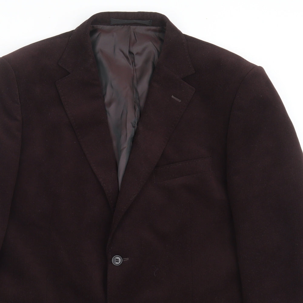 Marks and Spencer Mens Purple   Jacket Suit Jacket Size 42
