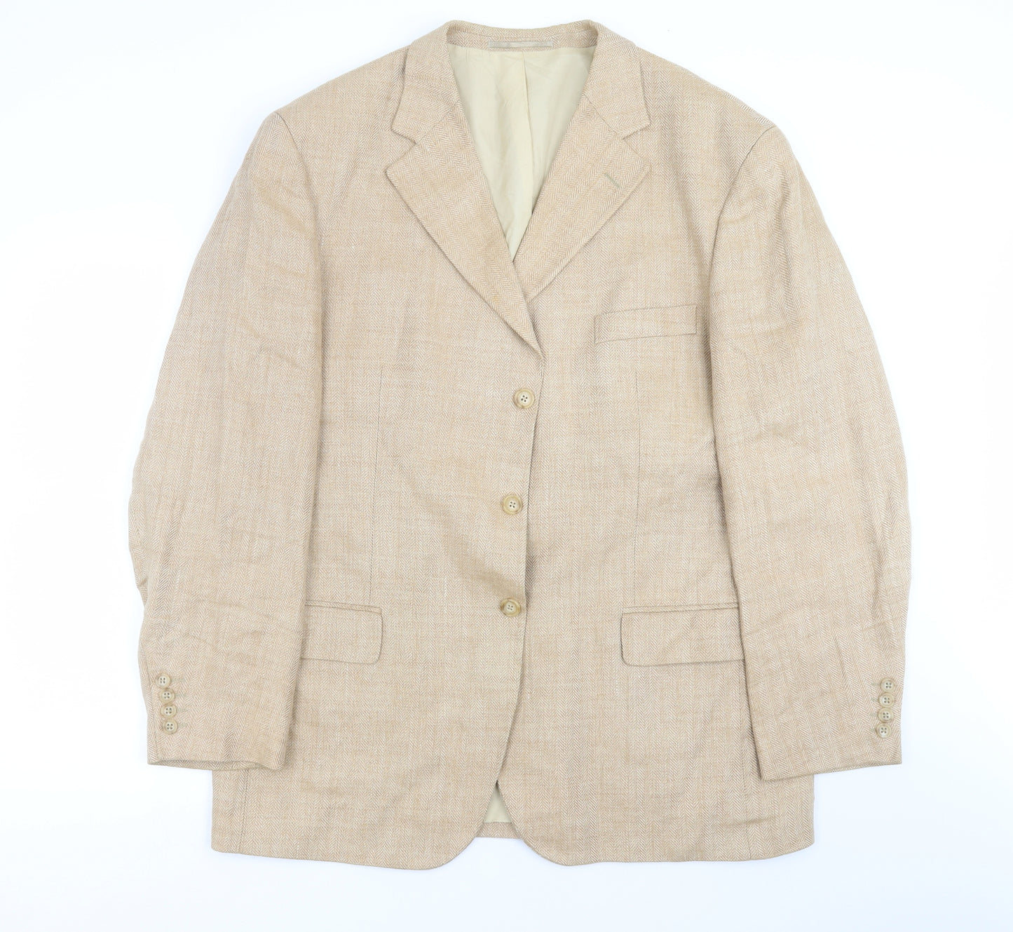 GANT Mens Beige   Jacket Suit Jacket Size 44